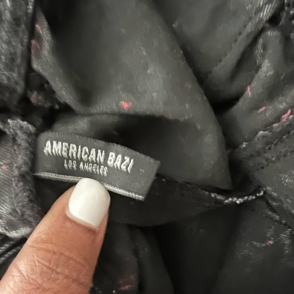 Like New!  Plus Size Denim Jogger Jeans, Worn Once, Black Acid Wash, Size 1X - Picture 5 of 5